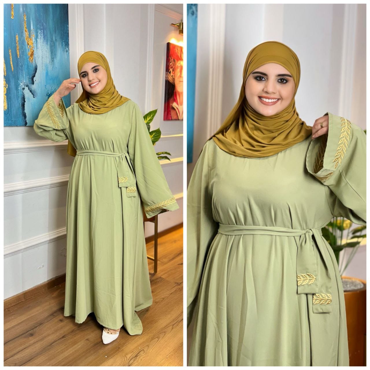 كسوة بطرزة و الحزام بحلة جديدة كسوة بطرزة و الحزام بحلة جديدة